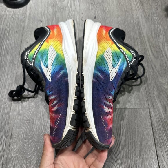 Brooks Womens Launch 5 Rock N Roll Marathon Series Tie Dye Sneakers Mesh Sz 9.5 main image 10